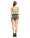 Image of Motel Folly Strappy Crop in Aquamarine