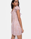 Image of Gaval Mini Dress in Leopard Spot