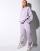Image of Basta Jogger in Pastel Lilac Daisy Embro