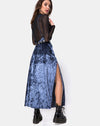 Image of Hime Maxi Dress in Velvet Blue