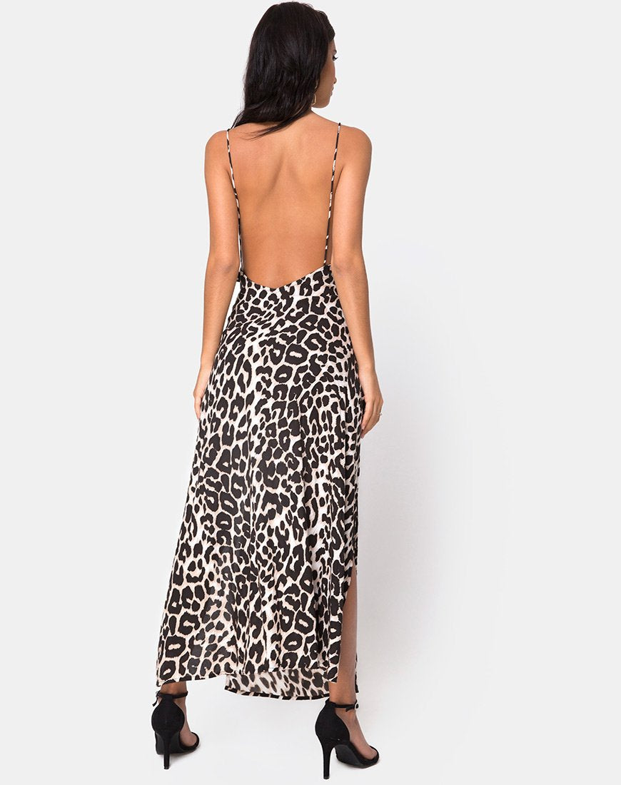Image of Hime Maxi Dress in Oversize Jaguar