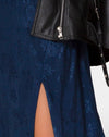 Image of Hime Dress in Satin Blue Rose