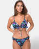 Image of Ilona Bikini Top in Violet Dreams