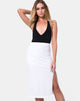 Image of Jasmine Skirt in Multi Rib Ivory