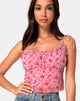 Image of Kalsi Top in Love Bloom Pink Flock