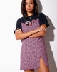 Image of Katya Mini Dress in Floral Fun Pink