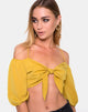 Image of Kavon Crop Top in Mustard