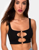Image of Keddo Crop Top in Black