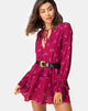 Image of Kepsibelle Dress in Magenta Rose Pink