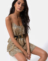 Image of Kepsy Dress in Mini Tiger Brown