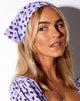 Image of Bandana in Dainty Daisy Lilac
