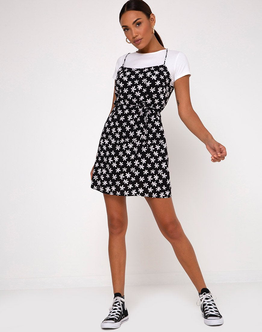 90's Daisy Black White Floral Slip Dress | Kinley motelrocks-com-aus 90's Daisy Black White Floral Slip Dress | Kinley motelrocks-com-aus