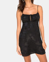 Satin Rose Black