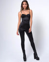 Image of Lany Catsuit in Spandex Black