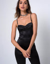 Image of Lany Catsuit in Spandex Black