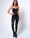 Image of Lany Catsuit in Spandex Black