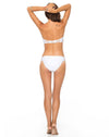 Image of Motel Lunar Bandeau Bikini Top In White
