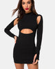 Image of Matcha Mini Dress in Black