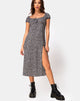 Image of Milla Dress in Ditsy Rose Black