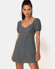 Image of Montero Mini Dress in Check it Out Green