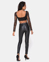 Image of Dulip Crop Top in Black