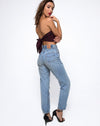 Image of Nolia Tube Top in Mini Diana Dot Black and Red