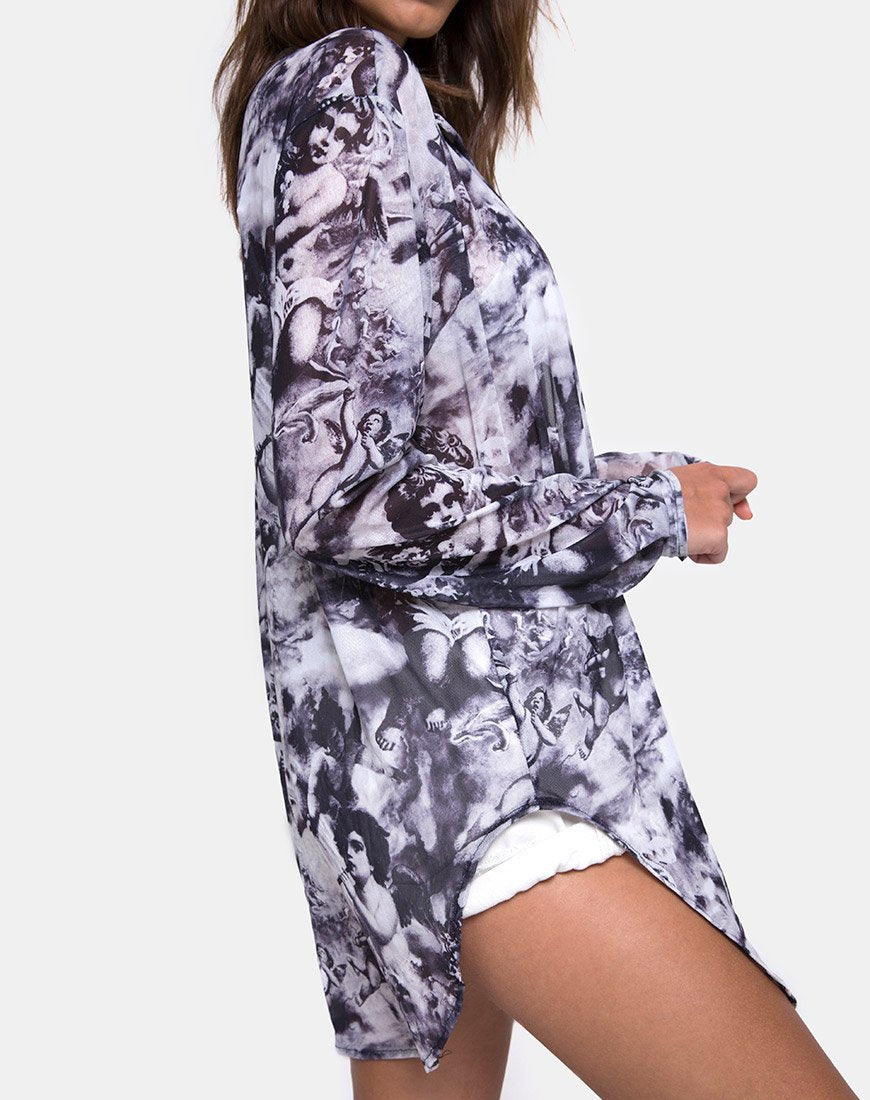 Image of Oxford Shirt in Cherub Mesh