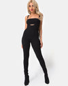 Image of Penold Unitard in Black with Silver Hook