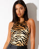 Image of Prapa Top in Tiger Gold