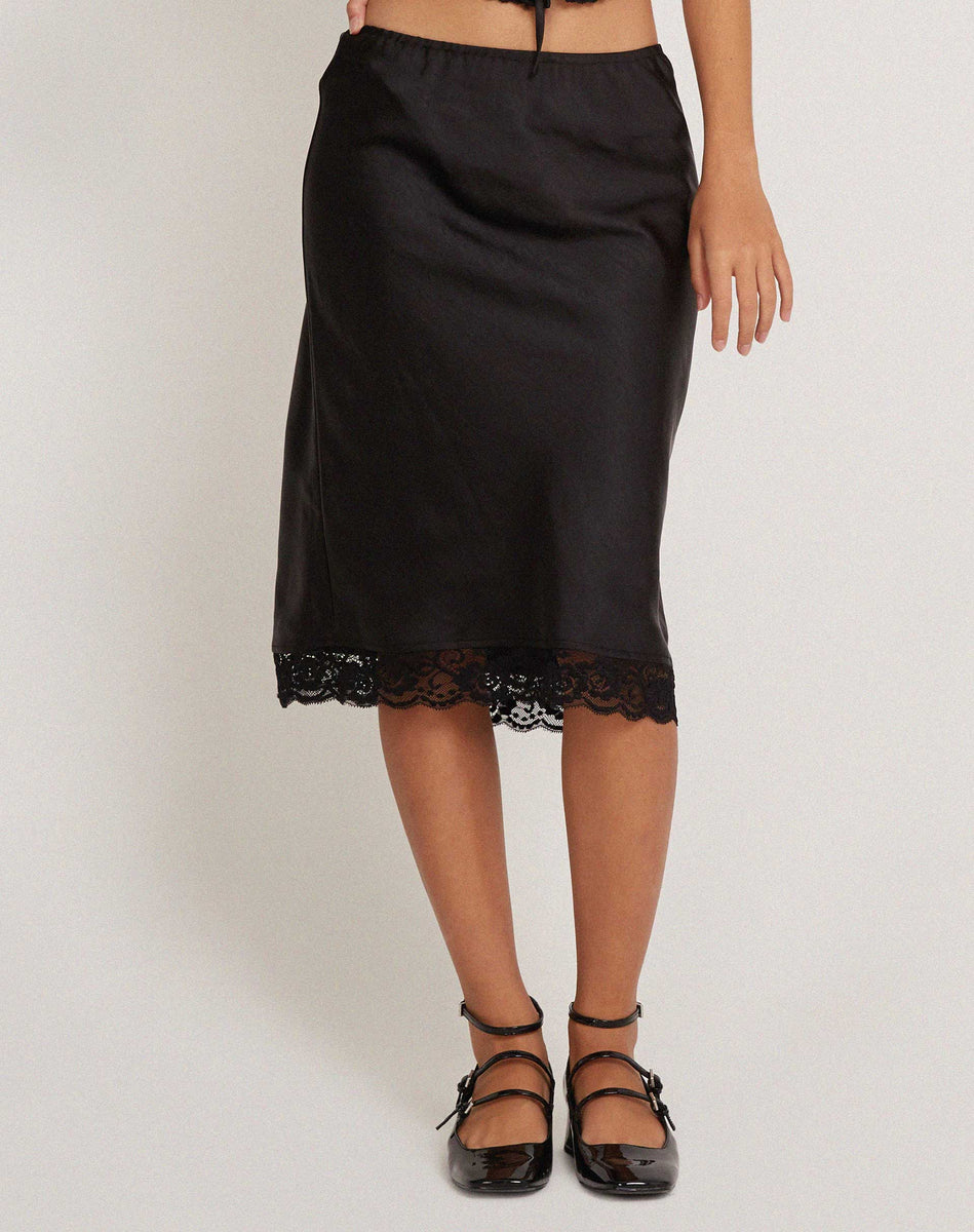 resin skirt / black main image 0