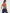 image of Naoki Crop Top in Colourpop Check Green and Blue