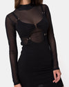 Image of Jezabel Cut Out Dress in Black