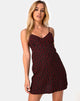 Image of Rilia Dress in Dotty Rose Red