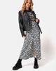 Image of Rima Skirt in Floral Field Navy
