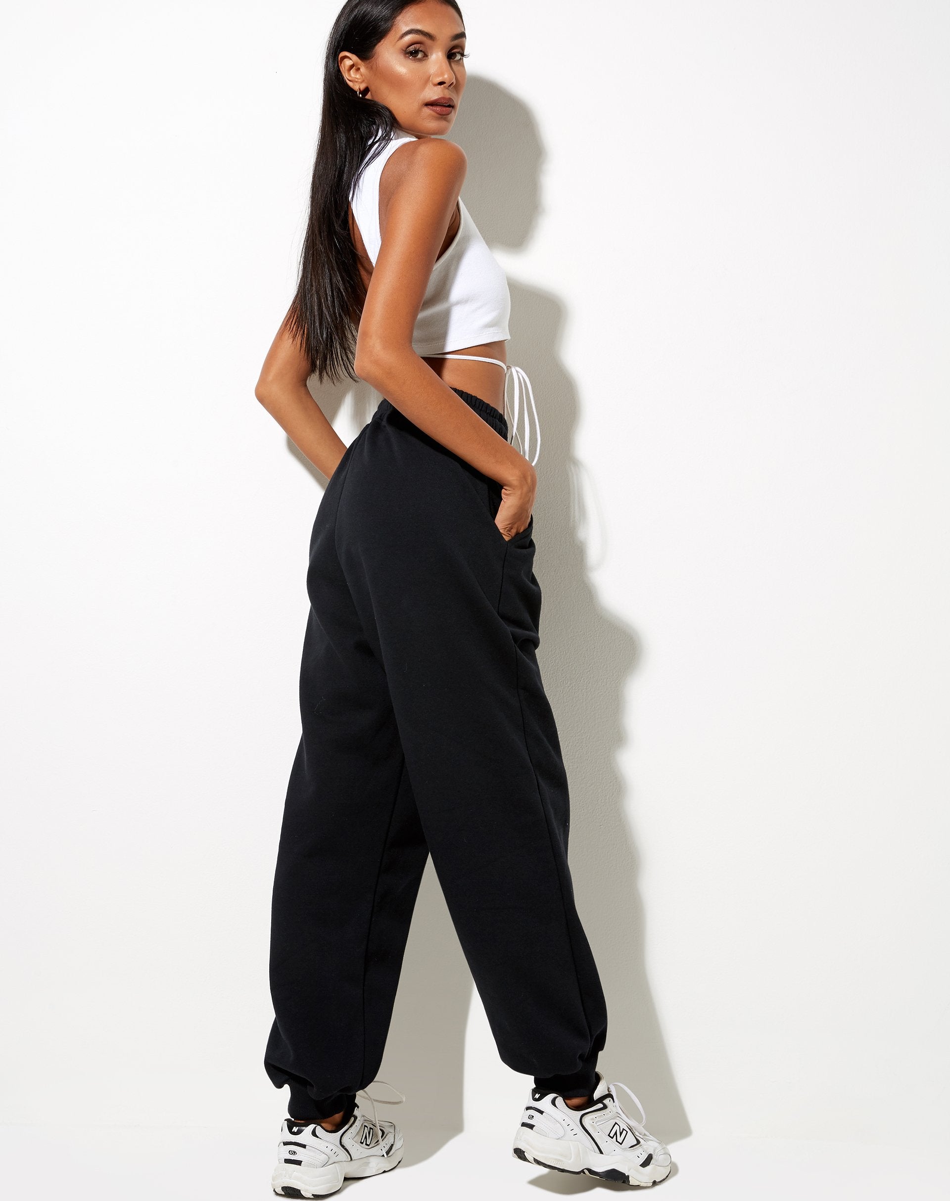 Image of Roider Jogger in Black Mushroom Red Embro