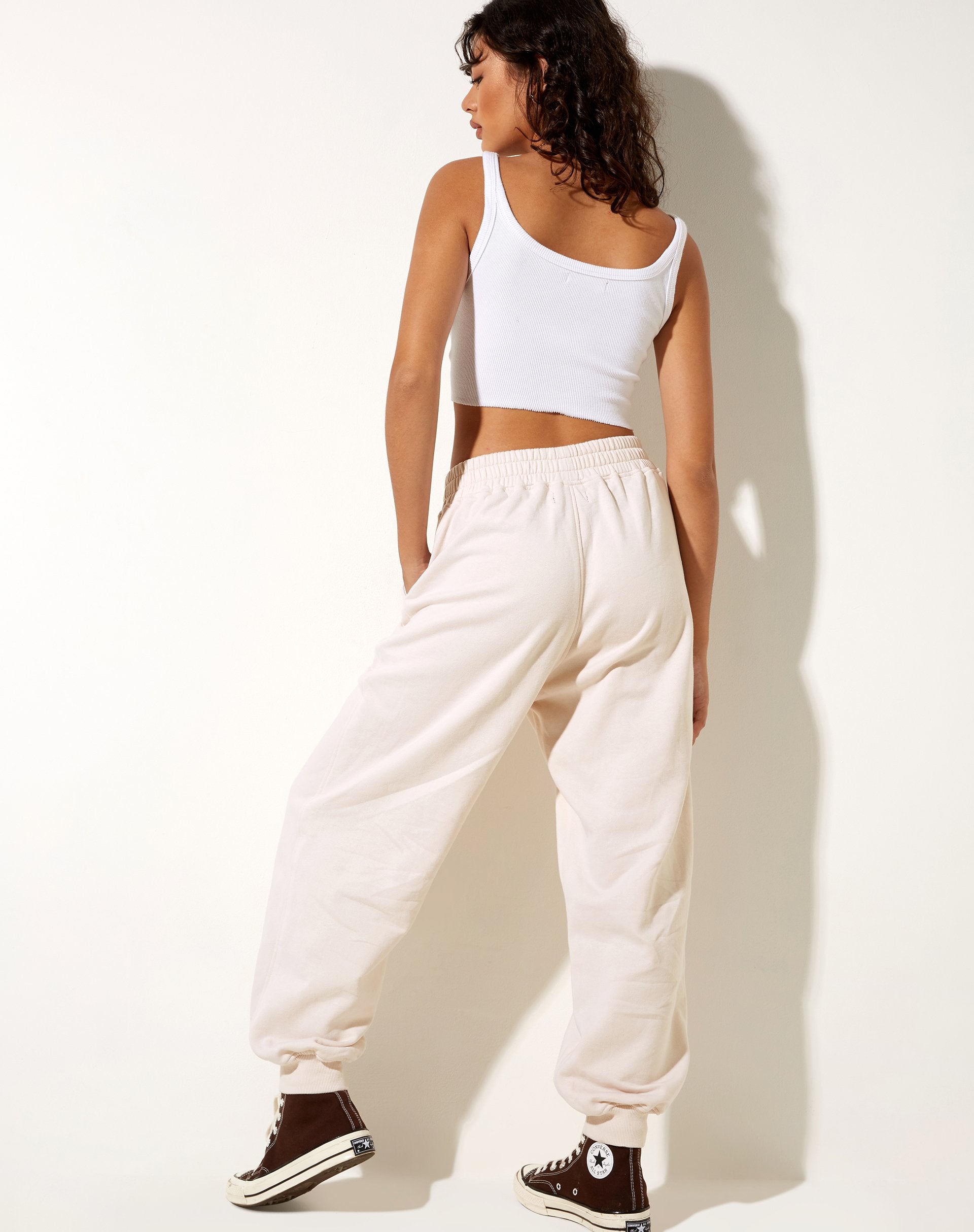 Image of Roider Jogger in Forest Green with Winter White M Embro