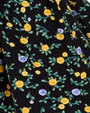 Flowing Flower Black