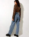 Image of Ryals Crop Top in Night Leopard Brown