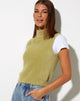 Image of Sai Tank Top in Knit Green