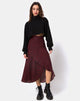 Image of Satha Skirt in Dotty Rose Black