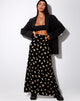 Image of Sayan Maxi Skirt in Rose Garden Black