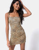 Image of Seltie Dress in Mini Tiger Brown