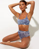 Image of Sha Bralette in Blue Smoke