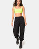 Image of Shani Crop Top in Neon Yellow