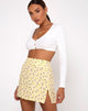 Image of Sheny Mini Skirt in Wild Flower Lemon Drop
