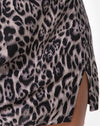 Image of Sheny Mini Skirt in Leopard Grey