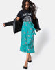 Image of Prema Midi Skirt in Soi Rose Green