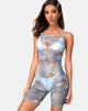 Image of Solina Unitard in Mesh Angel Sky Blue