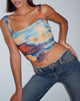 image of Taban Crop Top in Heat Map