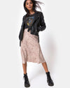 Image of Tauri Midi Skirt in Safari Taupe
